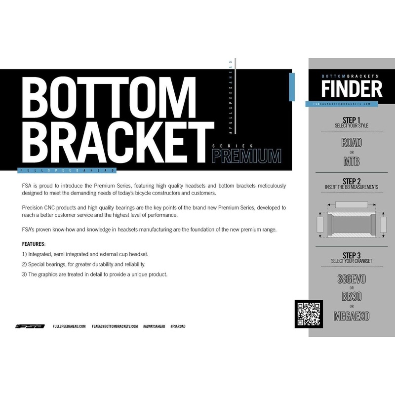 FSA Bottom Bracket Adadpter BB/PF30 to Mega Exo 24mm