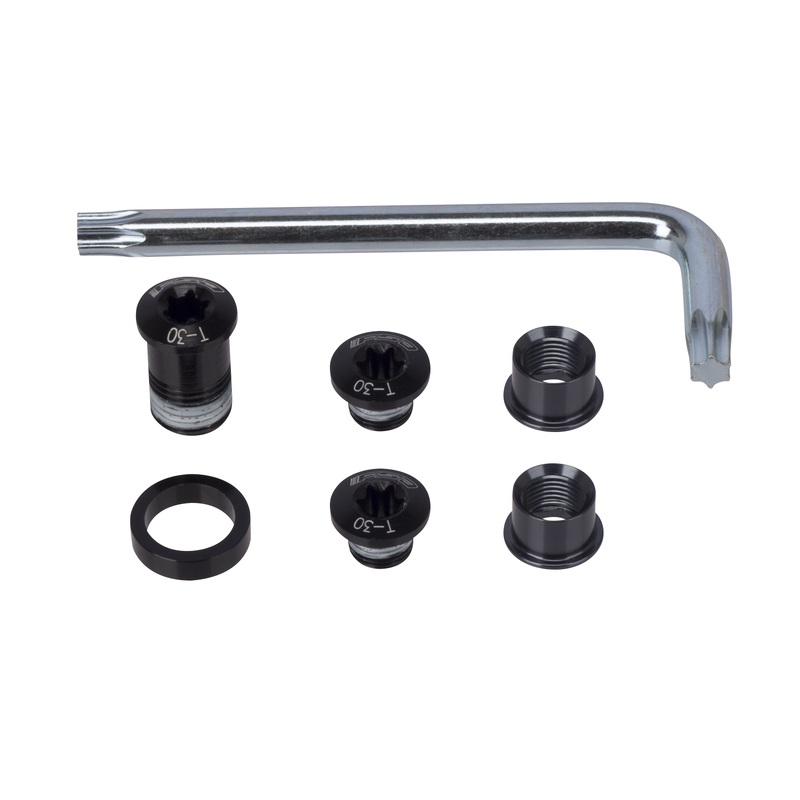 FSA CK-C9186 Chainring Bolt Kit with T30 Torx Wrench Black