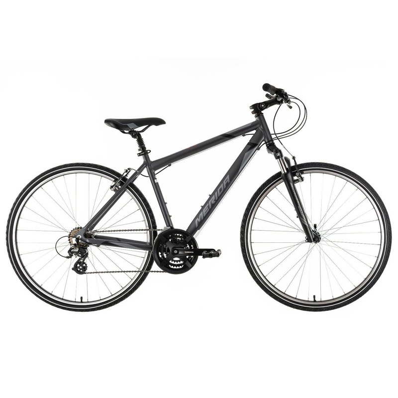 Merida Crossway 10-V Hybrid Bike Silver/Black