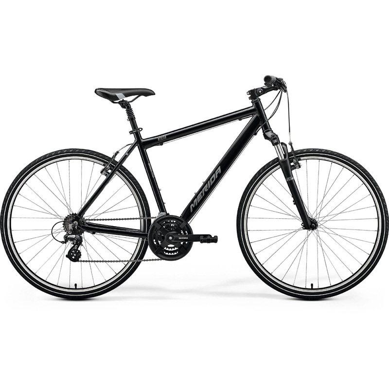 Merida Crossway 10-V SE Hybrid Bike Black/Silver