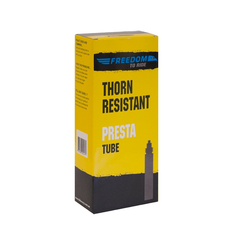Freedom to Ride Thorn Resistant Presta Valve Tube 27.5 x 1.9-2.40 48mm