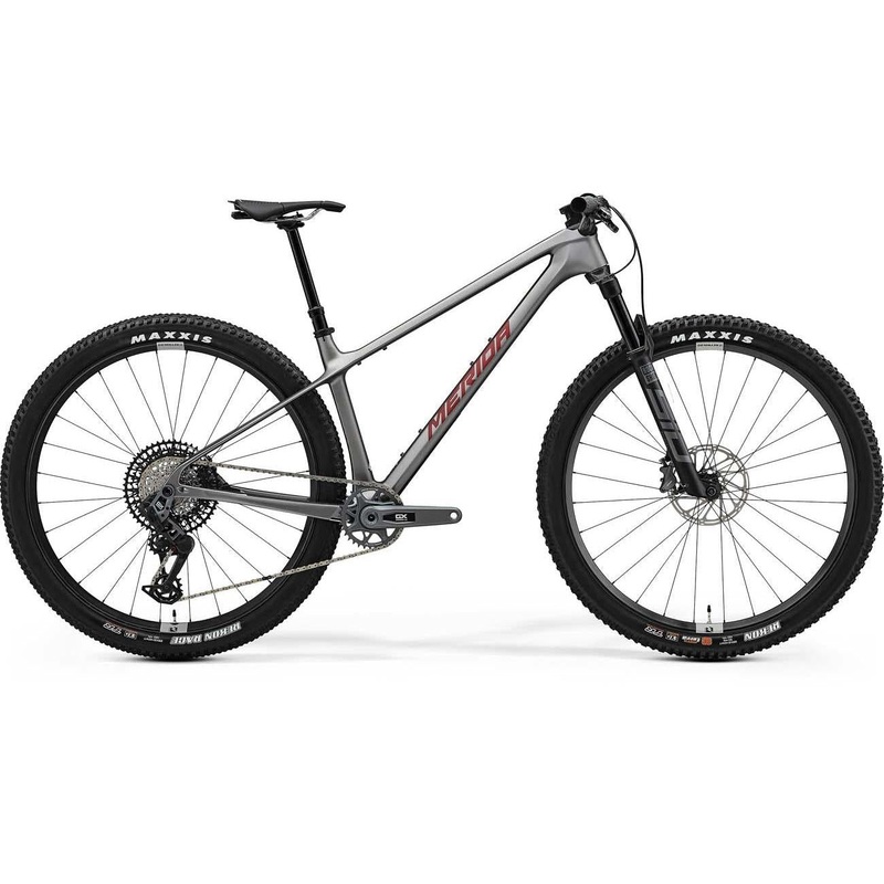 Merida Big.Nine TR 8000 Cross-Country Bike Silk Gunmetal Grey/Red