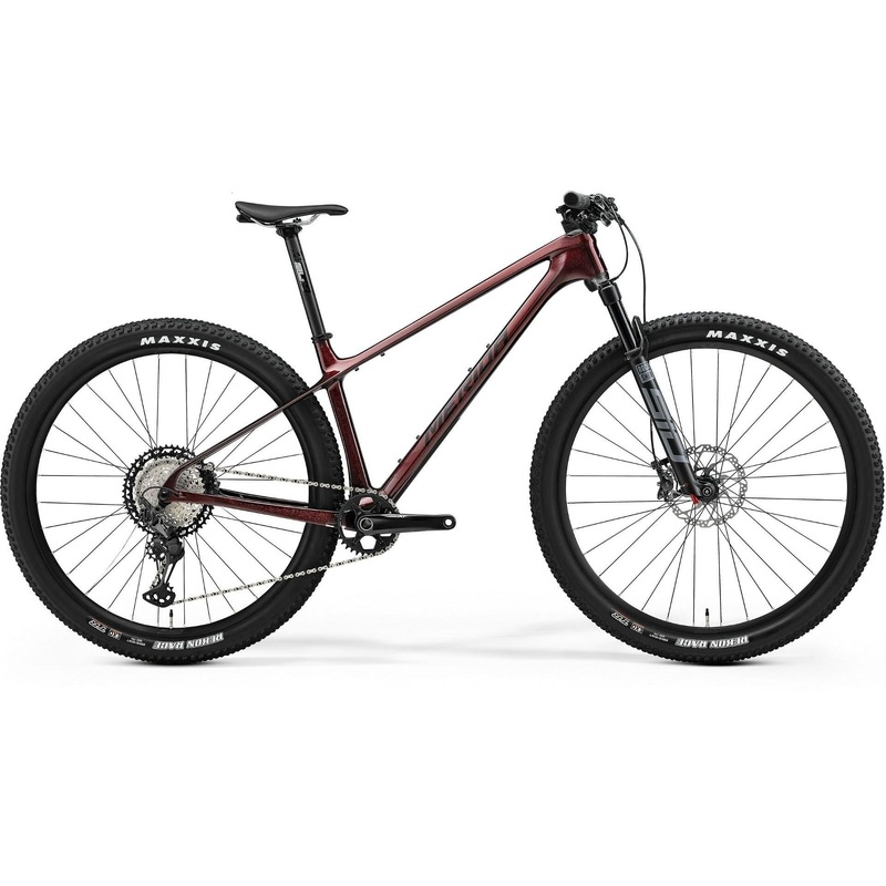 Merida Big.Nine XT Hardtail Mountain Bike Burgundy Red/Black/Silver