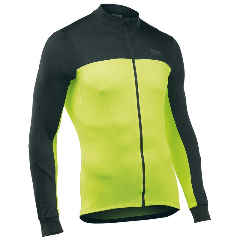 Force 2 Northwave LS Jersey - Black Yellow