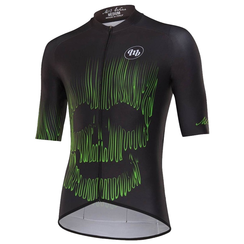 MbWear Granfondo jersey - Green skull