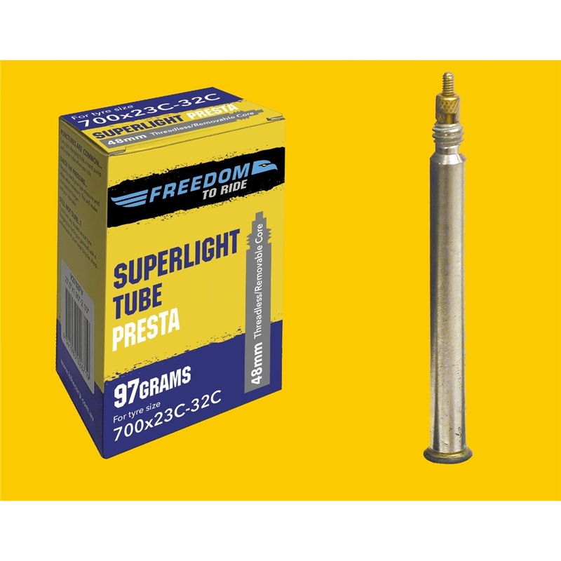 Freedom Superlight Presta Valve Tube 700 x 23-32c 48mm