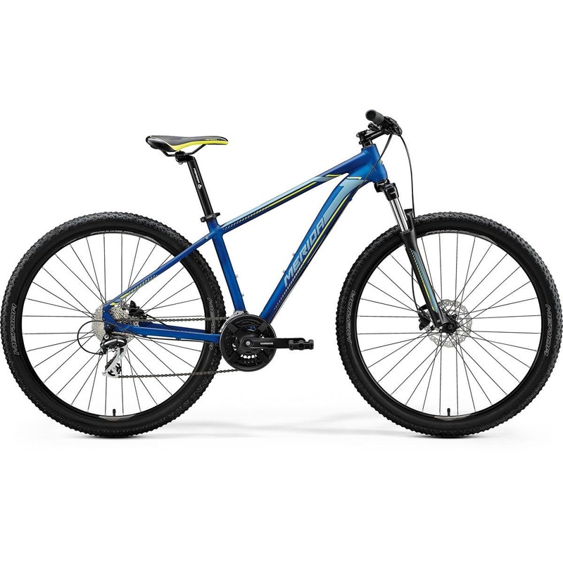 Merida Big Nine 20D Mountain Bike Silk Blue/Silver/Yellow (2020)