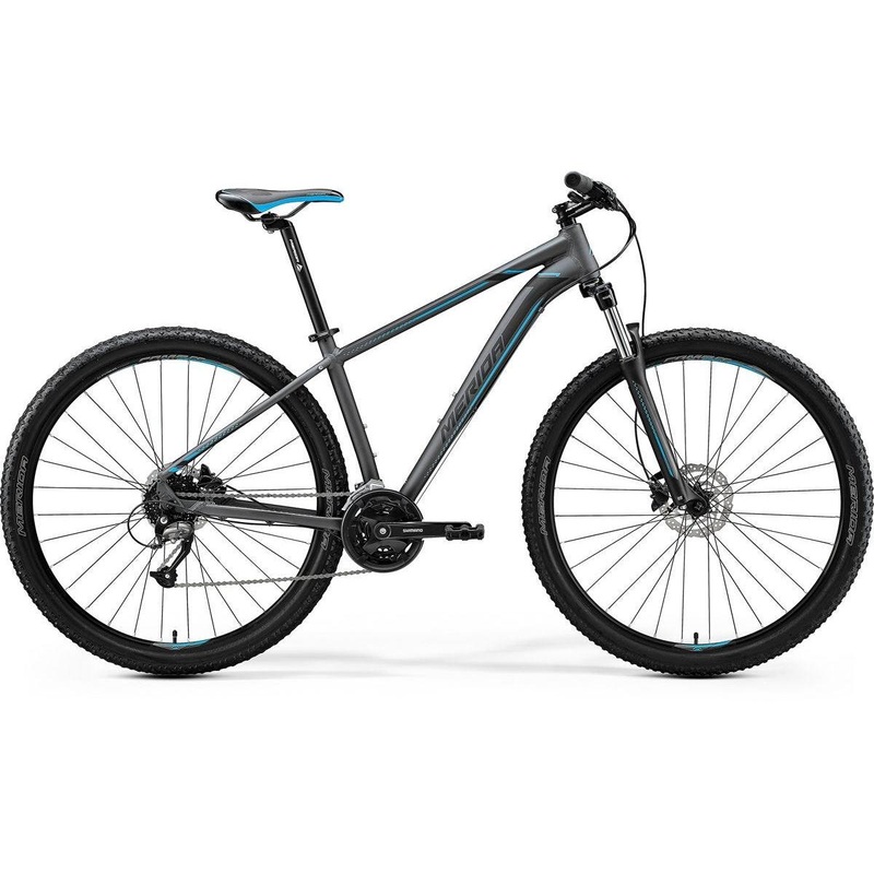 Merida Big Nine 40 D Mountain Bike Matt Dark Silver/Blue/Black