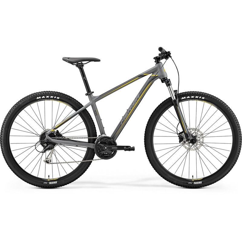 Merida Big Nine 100 Mountain Bike Matt Grey/Yellow/Dark Grey (2019)