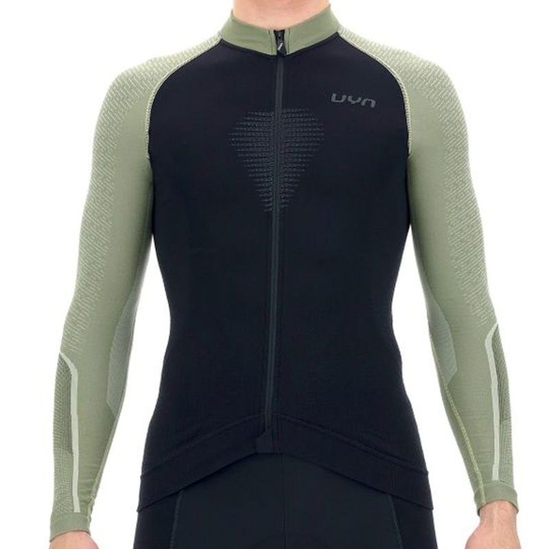 UYN Granfondo long sleeves jersey - Black green