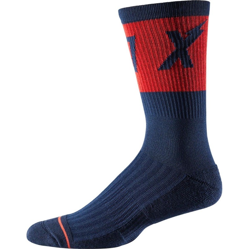 FOX Trail Cushion 8" Socks Navy