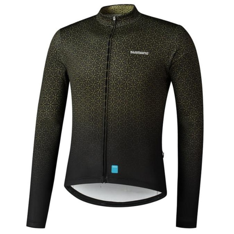 Shimano Vertex Printed long sleeve jersey - Black green
