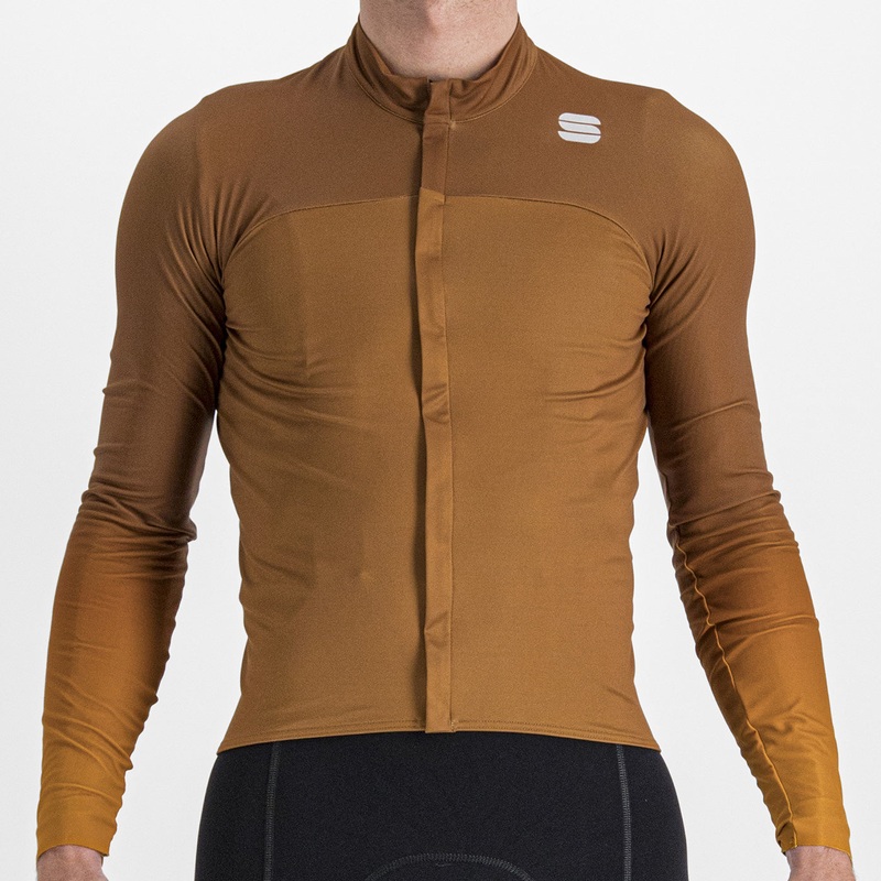 Sportful Bodyfit Pro long sleeve jersey - Brown