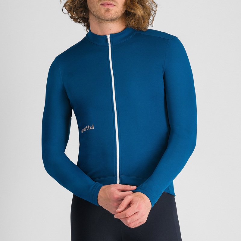 Sportful Classic Thermal long sleeve jersey - Blue