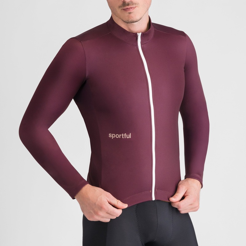Sportful Classic Thermal long sleeve jersey - Bordeaux