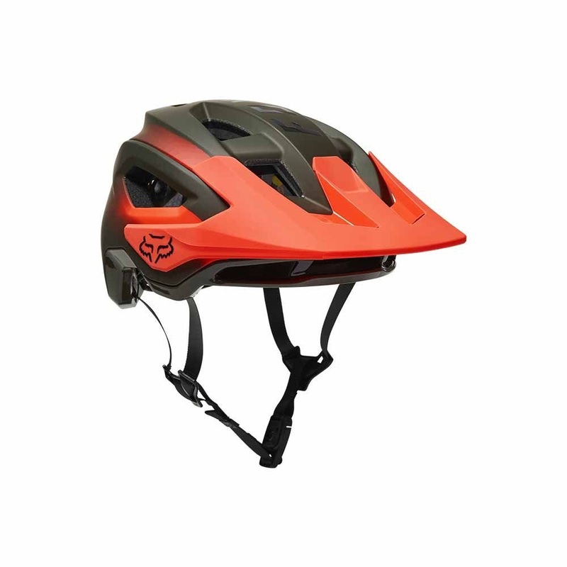 FOX Speedframe Pro Helmet Olive Green Fade