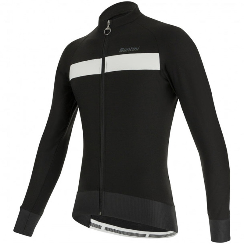 Santini Adapt long sleeve jersey - Black white