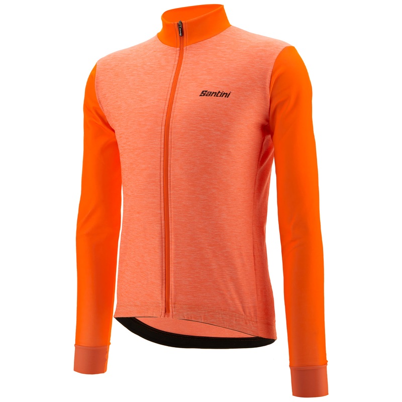 Santini Colore Puro long sleeve jersey - Orange