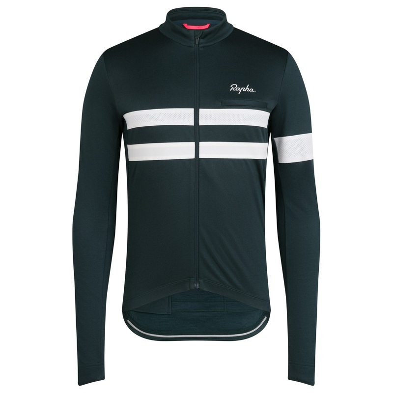 Rapha Brevet long sleeve jersey - Dark green