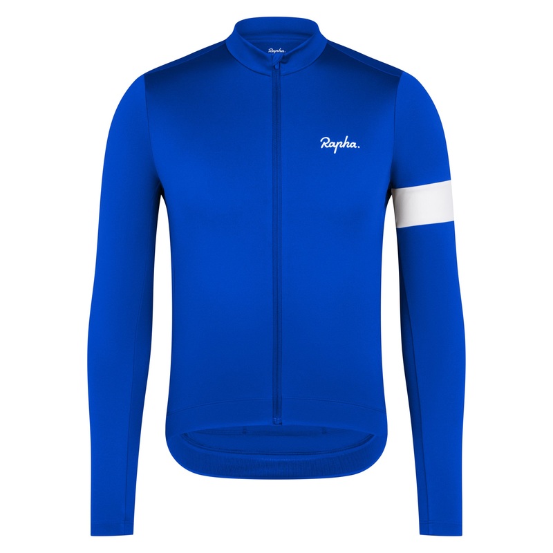 Rapha Core long sleeve jersey - Blue white