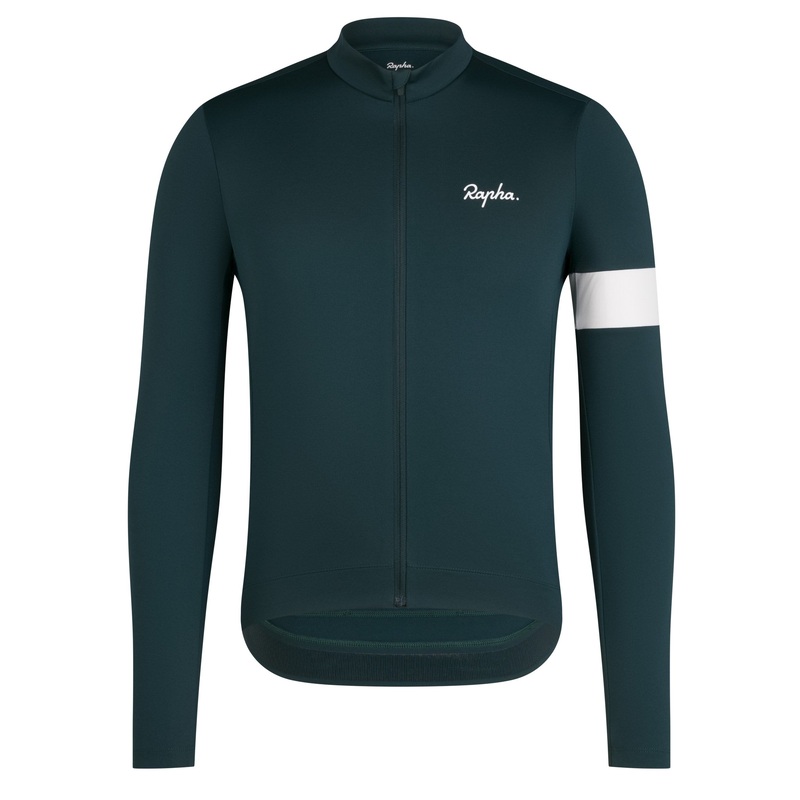 Rapha Core long sleeve jersey - Green white