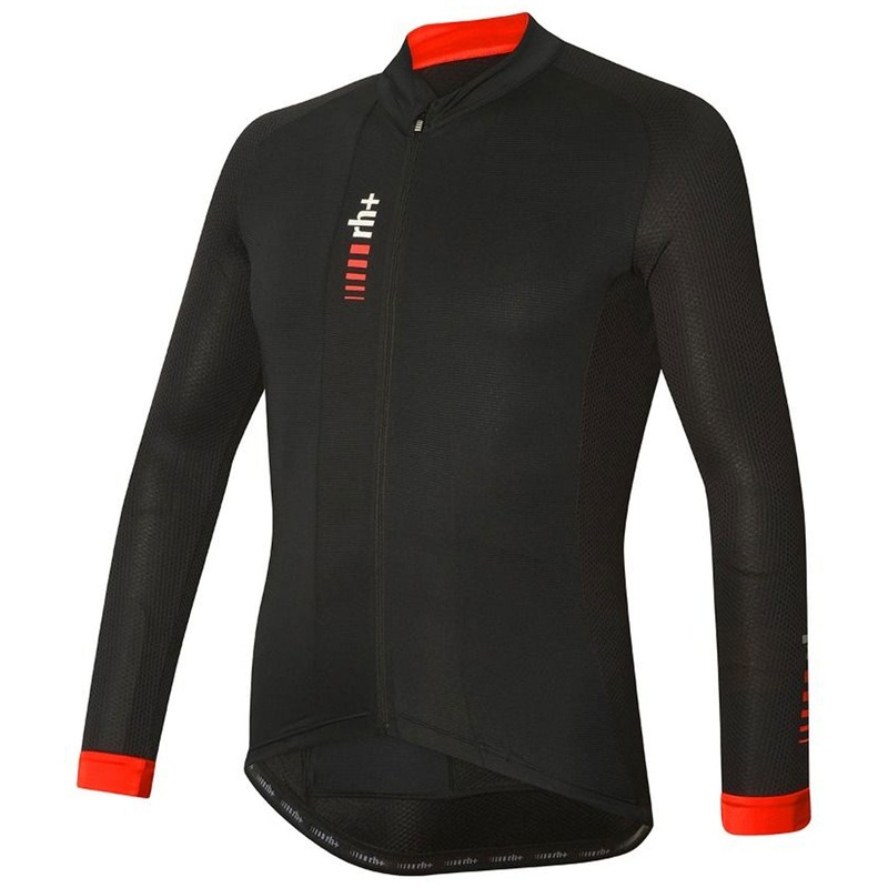Rh+ long sleeve jersey - Black red