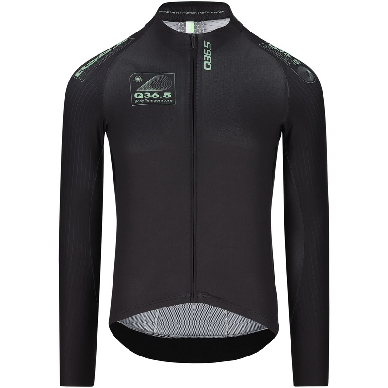 Q36.5 Gregarius Hybrid Aeroflow long sleeves jersey - Black