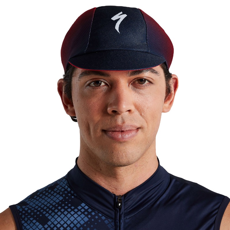 Specialized Light Logo cycling cap - Blue red