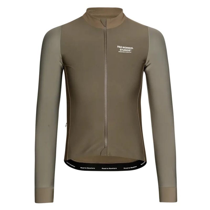 Pas Normal Studios Essential Thermal long sleeve jersey - Brown