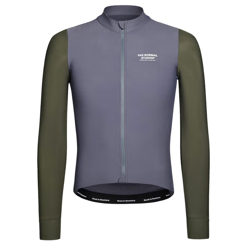 Pas Normal Studios Mechanism long sleeve jersey - Grey green
