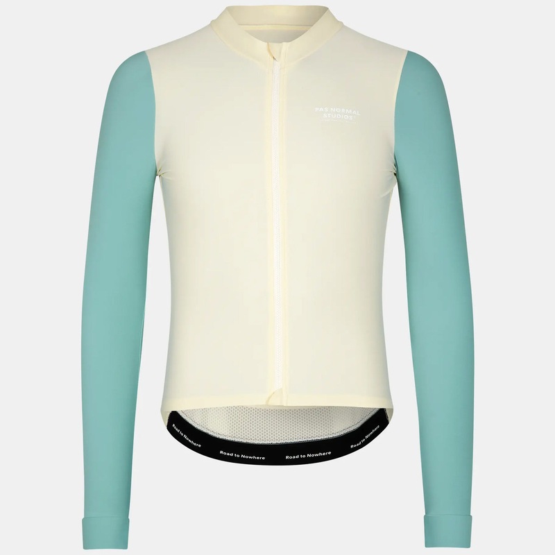Pas Normal Studios Mechanism long sleeve jersey - Light blue white