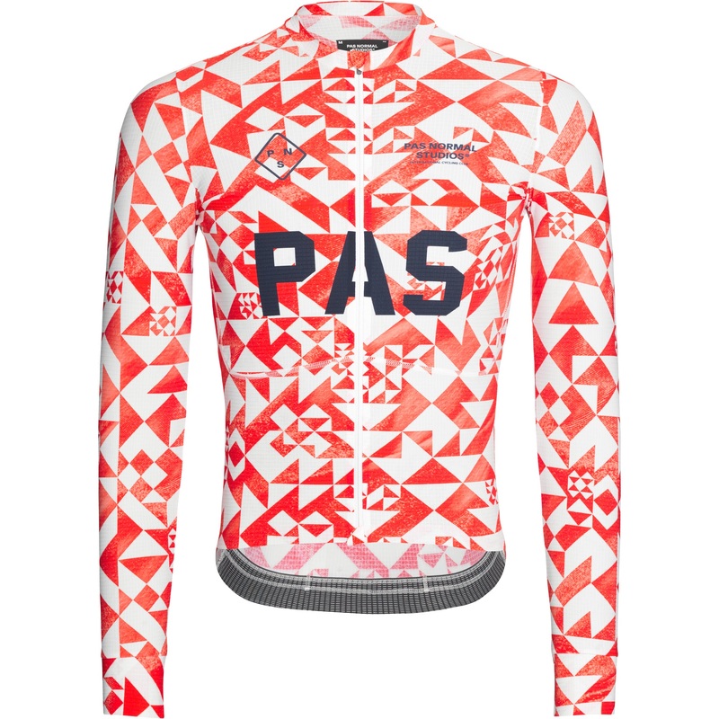 Pas Normal Studios Mechanism Pro Origami long sleeve jersey - Red