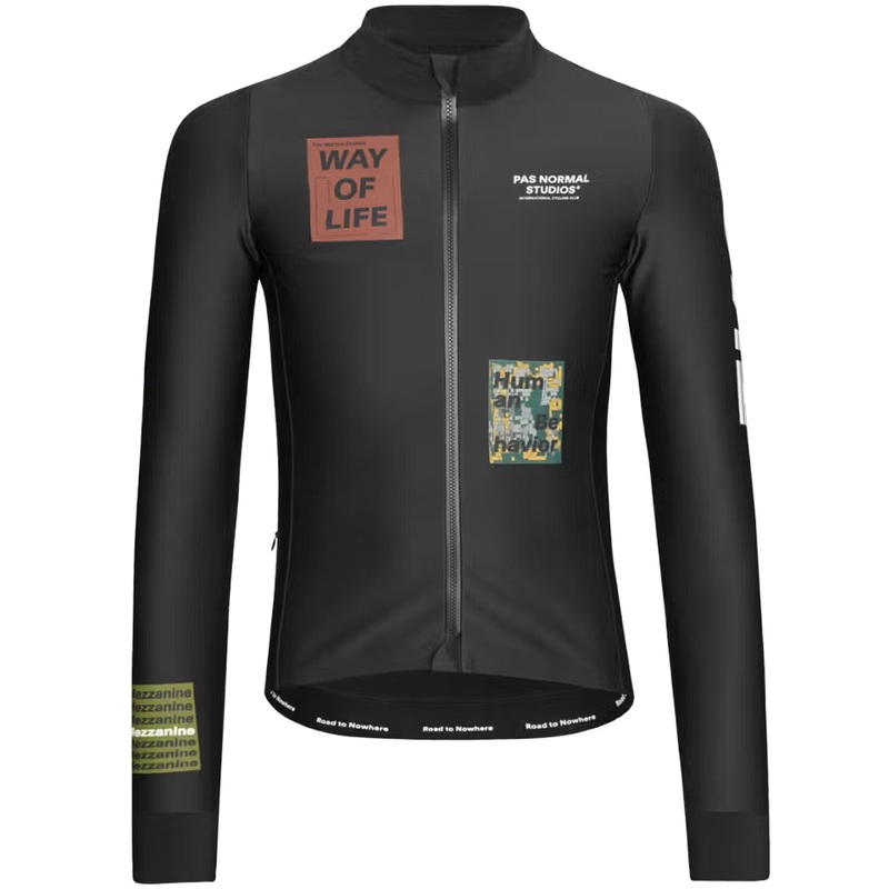 Pas Normal Studios T.K.O. Mechanism Thermal long sleeve jersey - Black