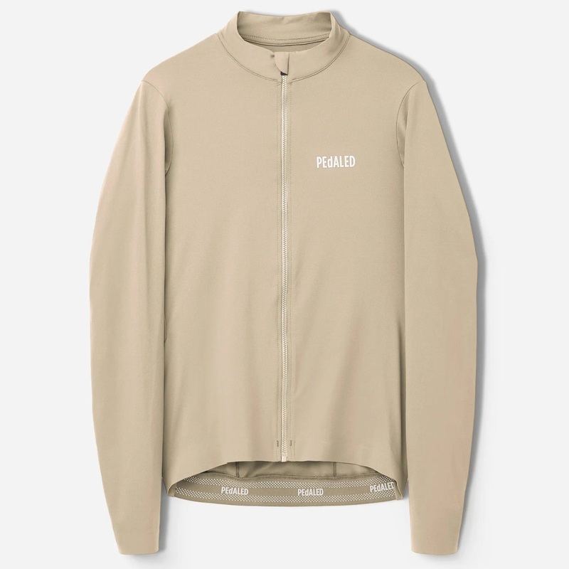 Pedaled Element long sleeve jersey - Beige