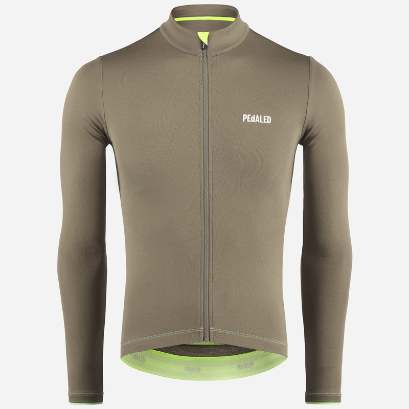 Pedaled Element Merino long sleeve jersey - Grey
