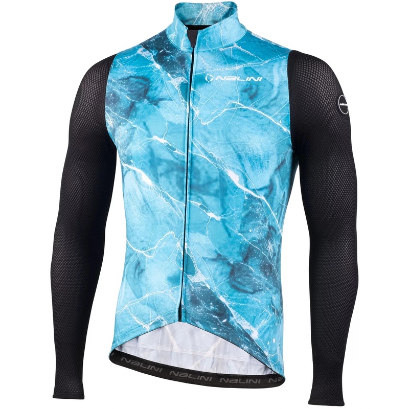 Nalini Warm Mesh long sleeve jersey - Light blue