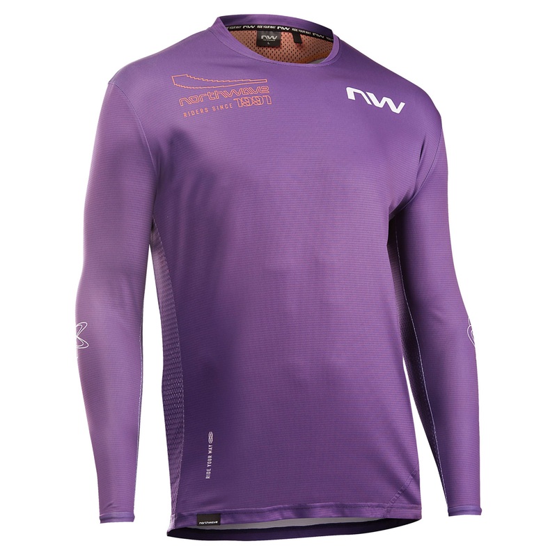 Northwave Edge 2 long sleeves jersey - Purple