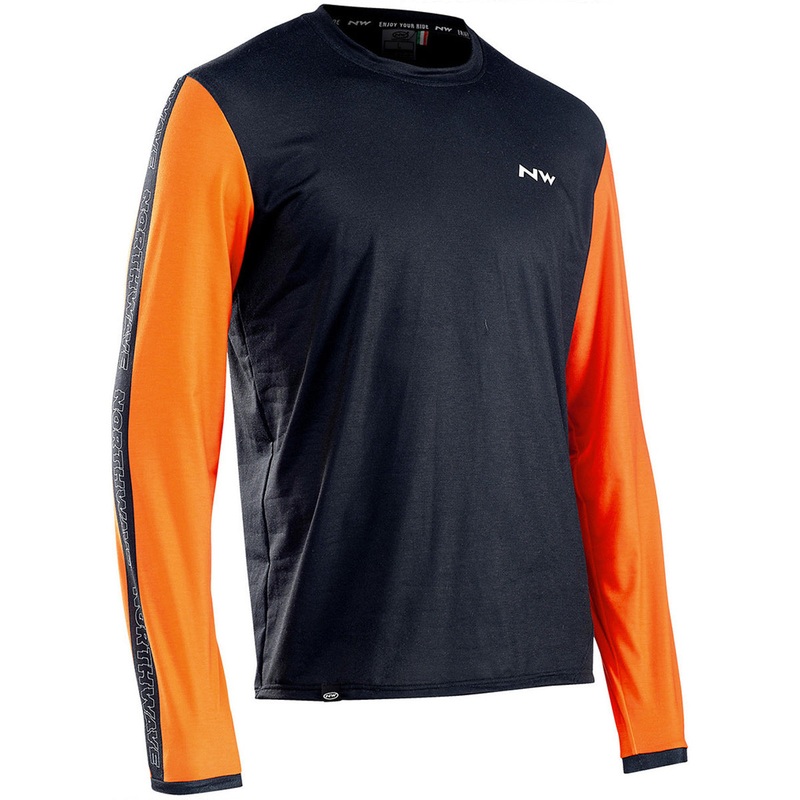 Northwave XTrail long sleeve jersey - Black orange