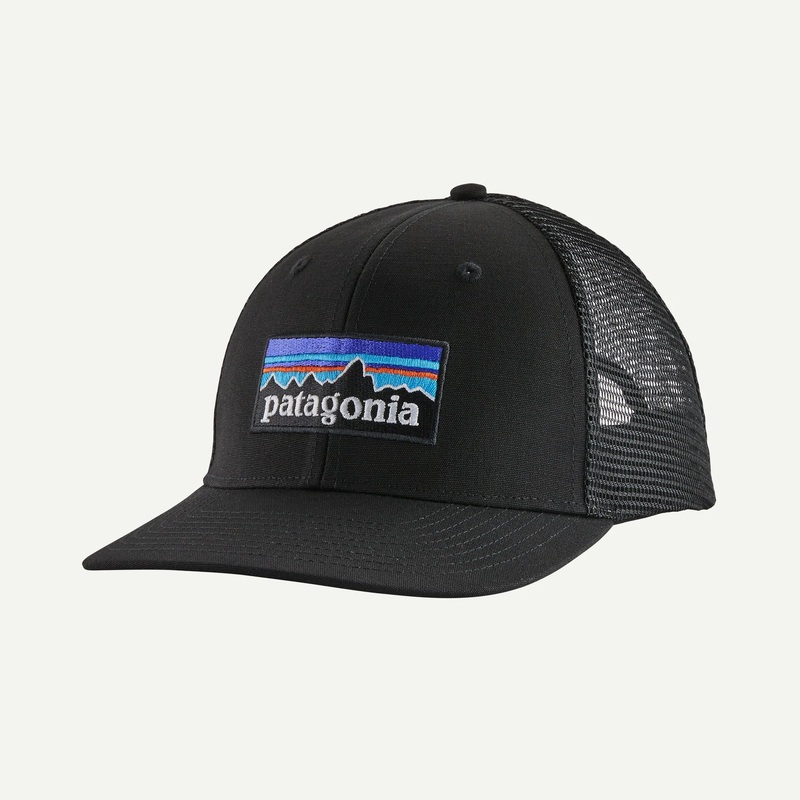 Patagonia P-6 Logo Trucker cap - Black