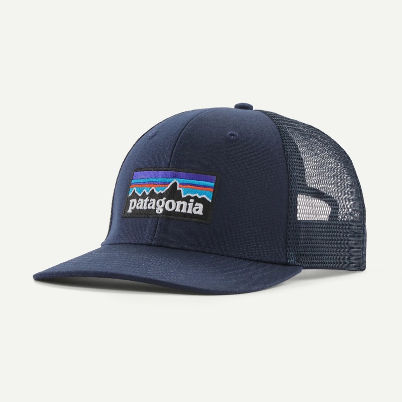 Patagonia P-6 Logo Trucker cap - Blue
