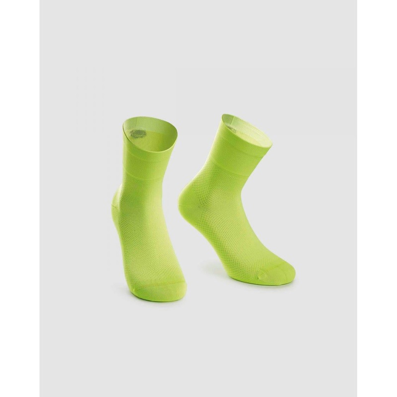 Assos Mille GT Socks visibilityGreen