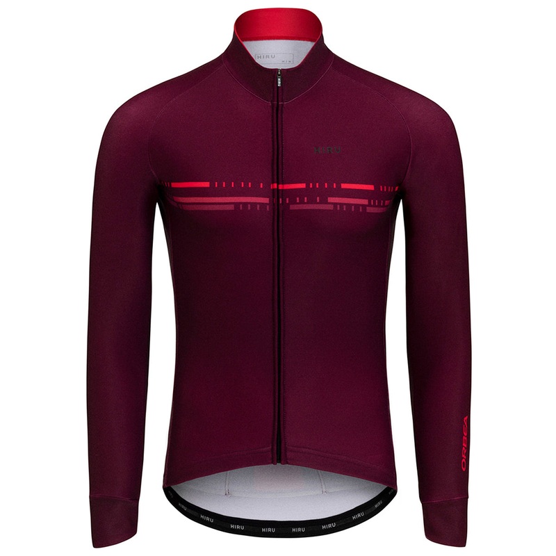 Hiru Advanced Thermal long sleeve jersey - Bordeaux