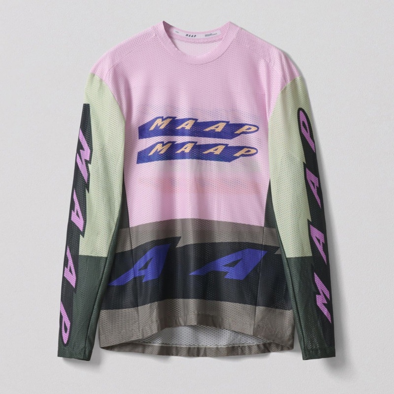 Maap Evade X Mesh Tee long sleeve jersey - Pink