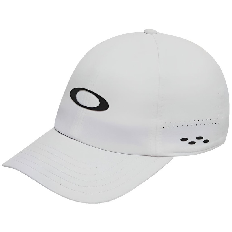 Oakley 6 Panel Stretch Metallic cap - White