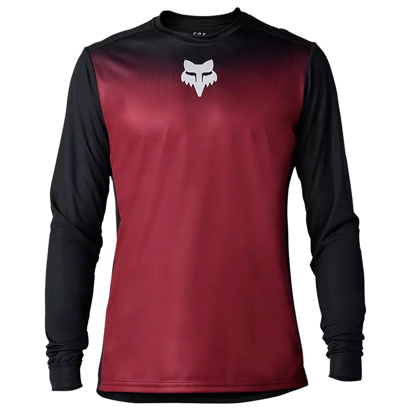 Fox Ranger Keel Long Sleeve Jersey - Bordeaux