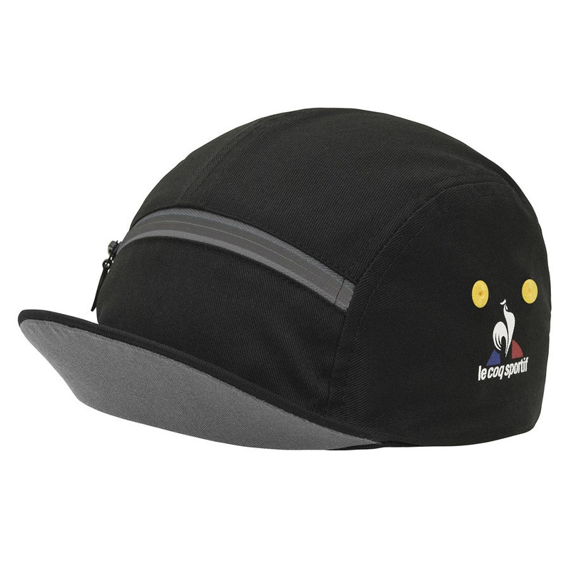 Le Coq Sportif Inline 5P Cycling Cap - Black