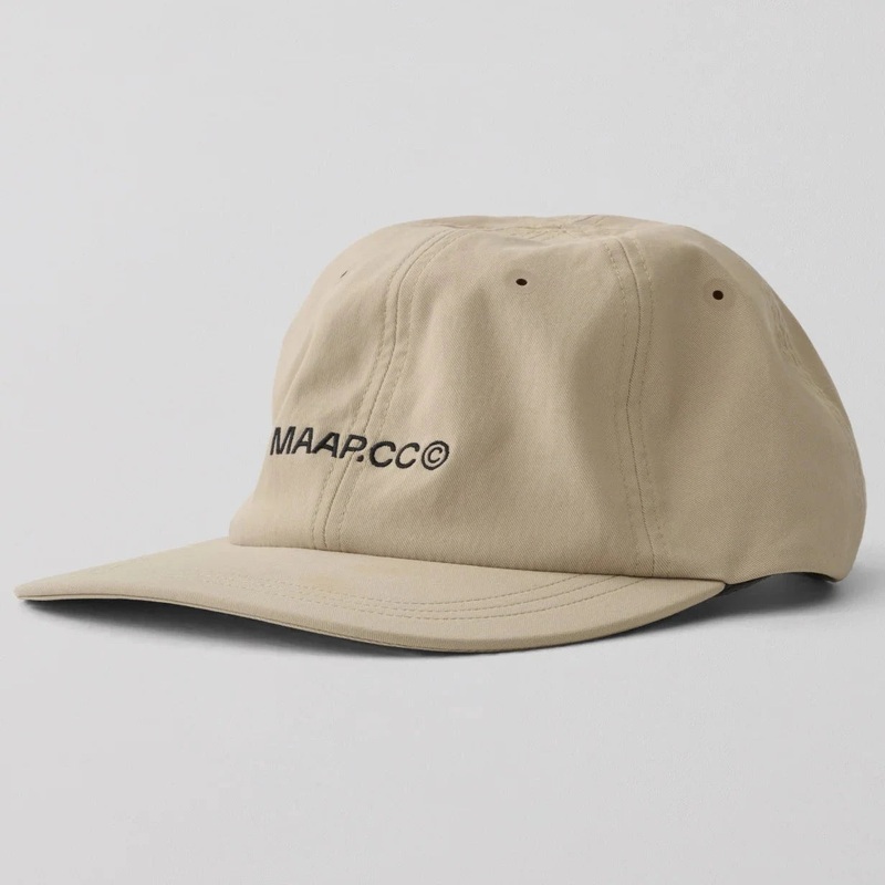 Maap CC 6 Panel Twill cap - Brown