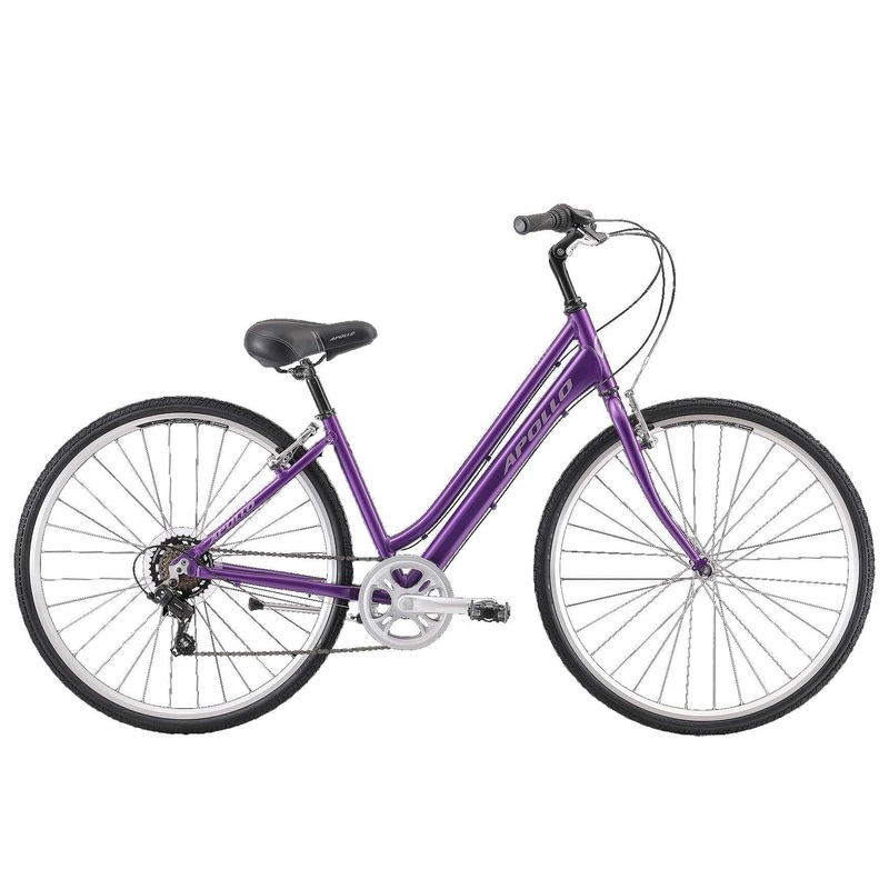 Apollo Villa Hybrid Bike Gloss Purple