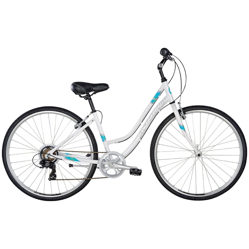 Apollo Villa Hybrid Bike White