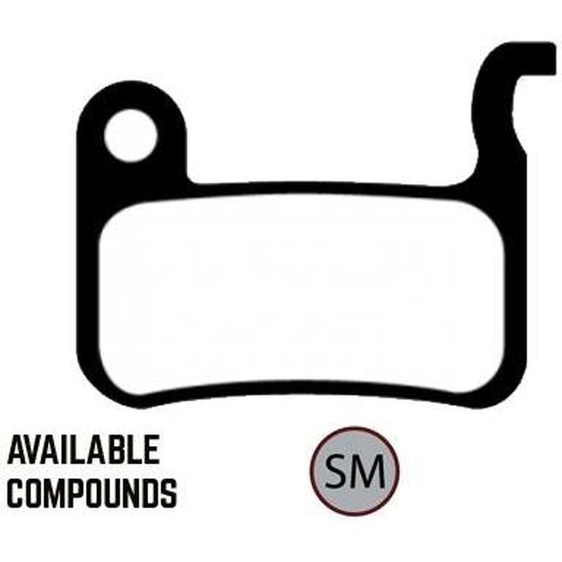 Ashima Semi Metallic Disc Brake Pads for Shimano M965/M966/M975/M975P/M765/M775/M776/M665